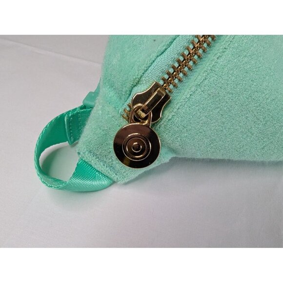 Stoney Clover Lane X Target Belt Bag Fanny Pack Terry Cloth Light Green Gold EUC - Picture 7 of 10